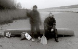 De auteurs op Aardbeieneiland, 11 januari 2004 (foto R.B. van Luijk)